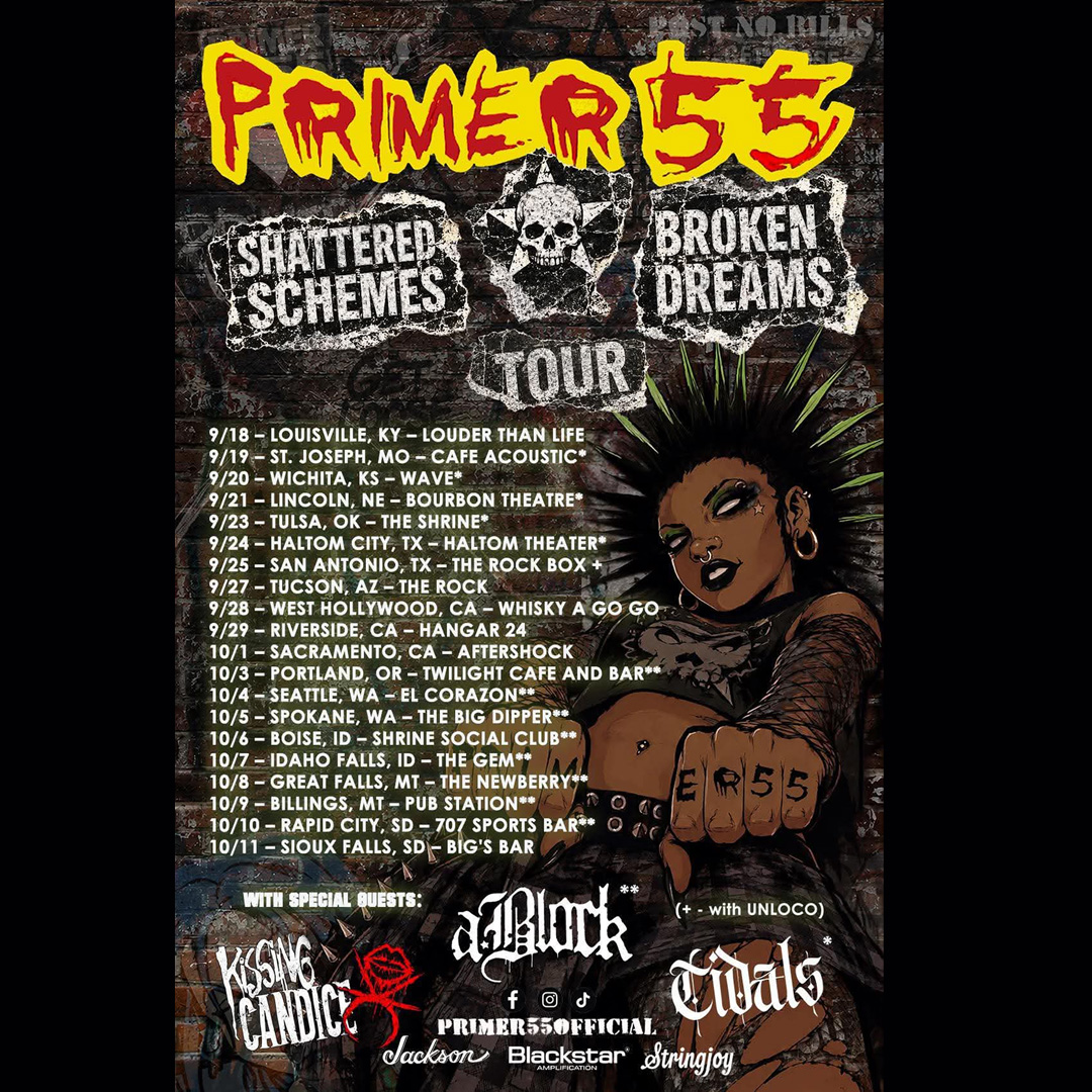 Primer 55 with special guests Kissing Candice and A Block (FREE SHOW)