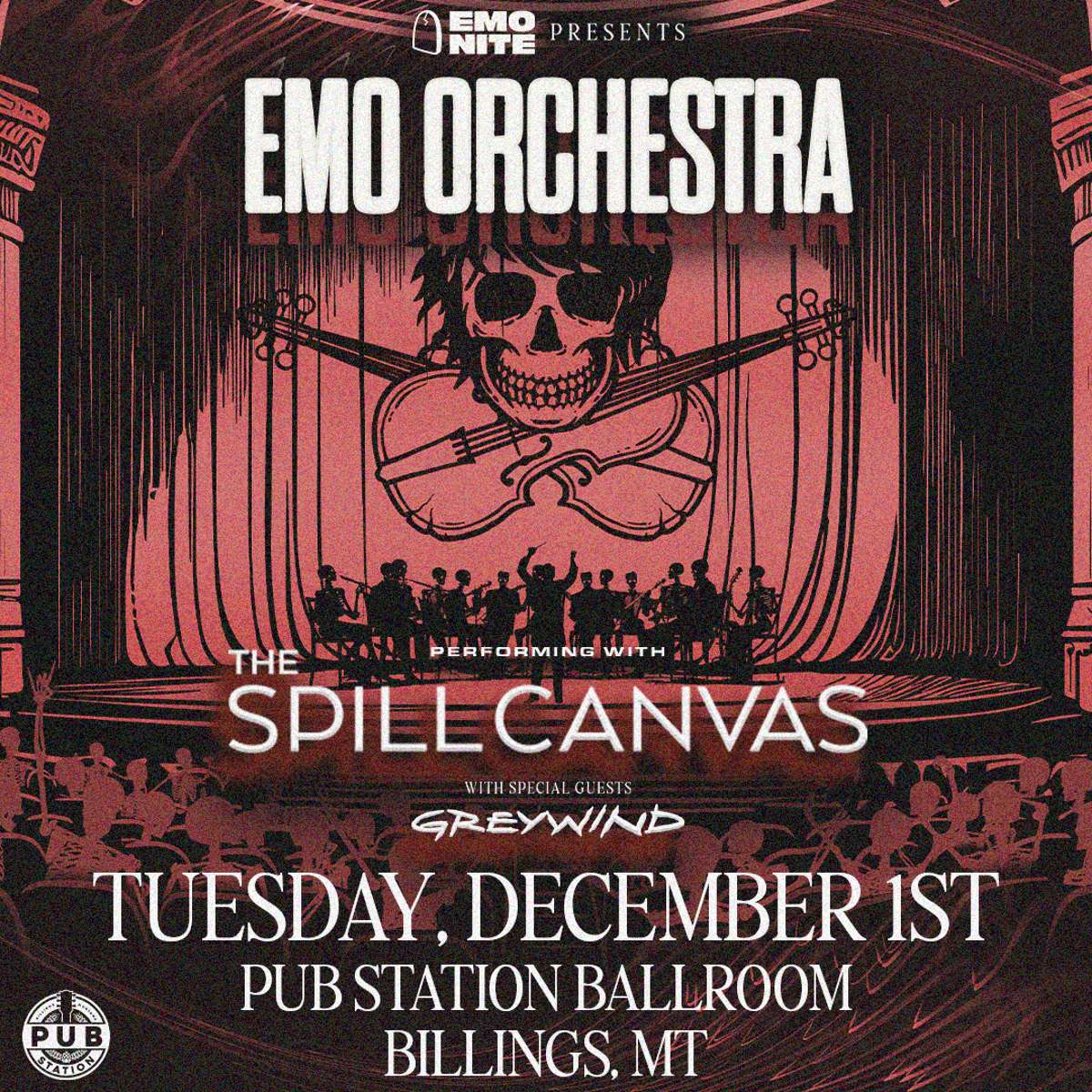Emo Orchestra with The Spill Canvas – An Evening of Emo