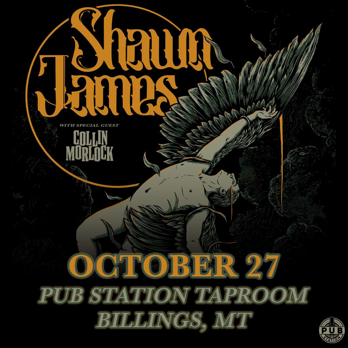 SHAWN JAMES “FLEW TOO CLOSE TO THE SUN TOUR”